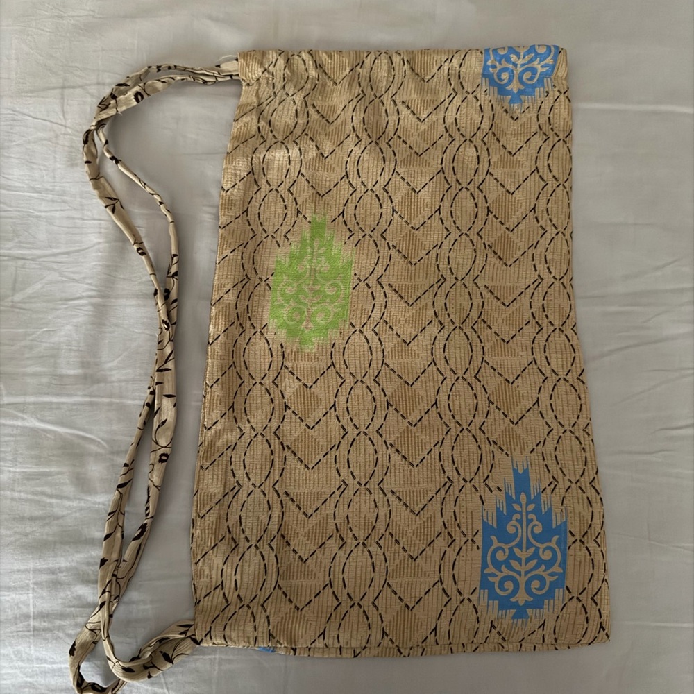 Free People small  cinch backpack shopping bag